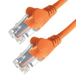 PATCH CORD CAT5E ORG 7FT SNAGLESS BOOT