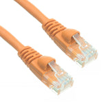 PATCH CORD CAT5E ORG 3FT SNAGLESS BOOT