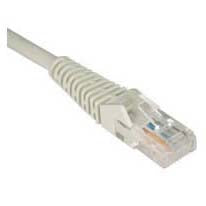 PATCH CORD CAT6 WHT 100FT SNAGLESS BOOT