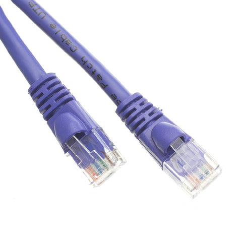 PATCH CORD CAT6 PURPLE 25FT SNAGLESS BOOT