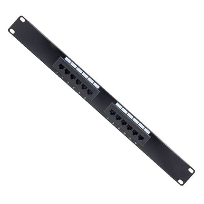 PATCH PANEL 12PORT CAT6 19INCH
