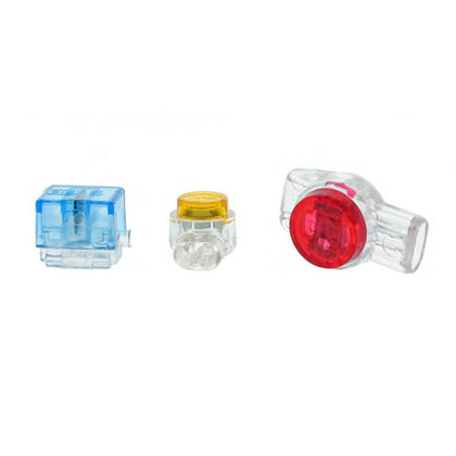 MODULAR SPLICE ASSORTED 25PCS/PK 5PCS BLUE 10PCS OF YELLOW & RED