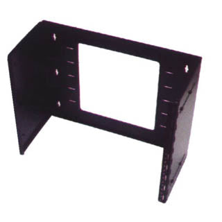 WALL MOUNT BRACKET 8U 19IN BLK ADJUSTABLE DEPTH 7-11IN HINGED