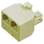 MODULAR T ADAPTER 6P4CJKX2-6P4CP IVORY