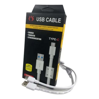 USB CABLE A MALE 3.0 TO C 4.9FT ASSORTED COLORS