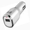 USB CAR CHARGER 5VDC 2.4A WHT