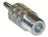 F ADAPTER JACK-3.5MONO AUDIO PLUG