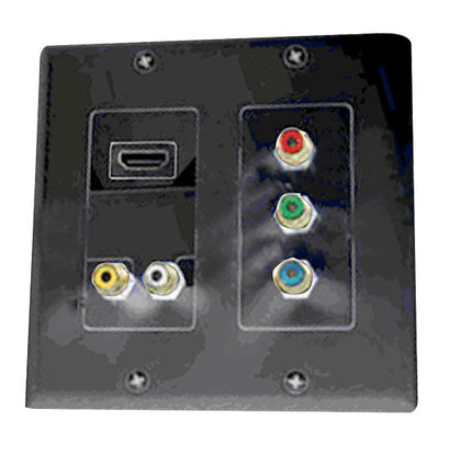 WALL PLATE HDMI WITH 5XRCA JACK
