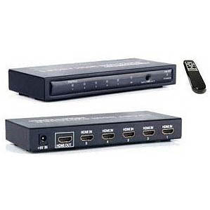HDMI SWITCH BOX 5WAY W/REMOTE 5INPUT 1 OUTPUT