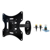 TV WALLMOUNT 17-37IN TILT/SWIVEL 66LB 6FT 2PC HDMI CABLE+CLEANER