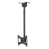 TV CEILINGMNT UPTO 37IN TILT & SWIVEL 80LB SILVER
