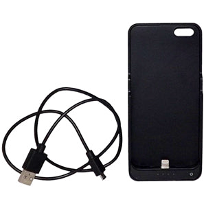CELLPHONE BATTERY POWER PACK FOR IPHONE RUBBER CASE