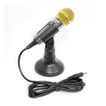 MICROPHONE CONDENSER W/WIRE 350R 30-18KHZ 8FT CABLE INCLUDE STAND