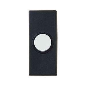 DOOR BELL SWITCH PLAST BLK WHT BUTTON