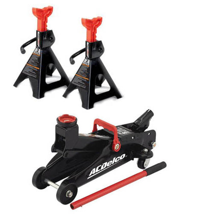 TROLLEY JACK HIGH LIFT 2 TON WITH 2 JACK STANDS