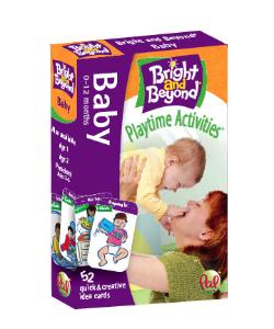 BRIGHT AND BEYOND CARDS BABY 0-12MONTHS PRESCHOOL