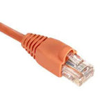 PATCH CORD CAT5E ORG 4FT SNAGLESS BOOT