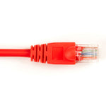 PATCH CORD CAT5E RED 6FT SNAGLESS BOOT