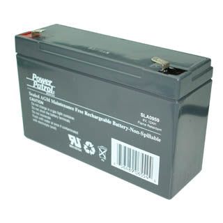 BATTERY LEAD ACID 6V 12AH QTAB 5.94X1.97X3.70IN(LXWXH)