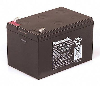 BATTERY LEAD ACID 12V 12AH QTAB 5.98X3.85X3.74IN(LXWXH)