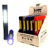 FLASHLIGHT COB LED PEN LIGHT W/MAGNETIC BASE ASSORTED COLORS