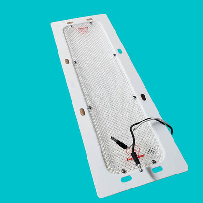 DOME LAMP RECT 18 LED 12VDC 2.2A 1200LM 5.76(W)X18.26(L)IN