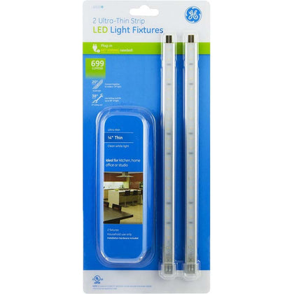 LED STRIP WARM WHT PLUGIN 2X10IN 699 LUMENS WITH POWER ADAPTER