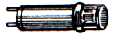 INDICATOR 6V 7MM CLR PRESS PIN