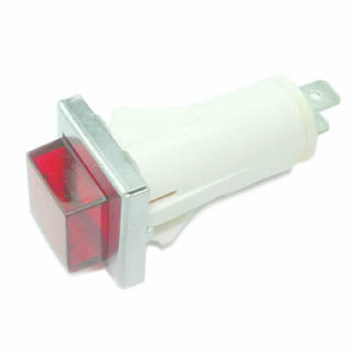 INDICATOR 6V 11MM RED PRESS FIT