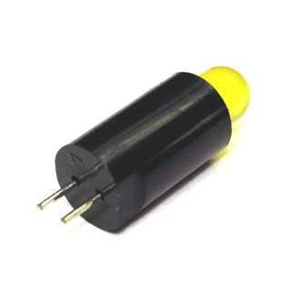 LED5 HOUS YEL 1LED PCST 12.6MCD