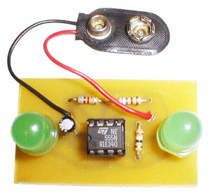 GREEN LED FLASHER XXL