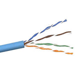 CABLE CAT5E FT4 SOL BLU 1000FT UTP 4P/24AWG 350MHZ