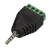 AUDIO PL 2.5 STEREO TO 4P SCREW TERMINAL