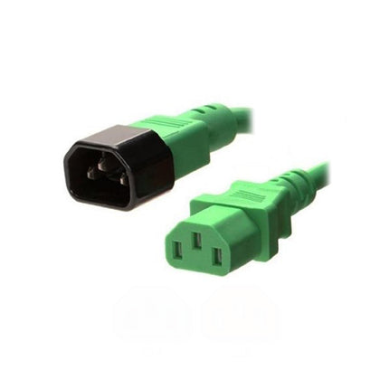 JUMPER CORD 3/14 3FT RND SJT GRN