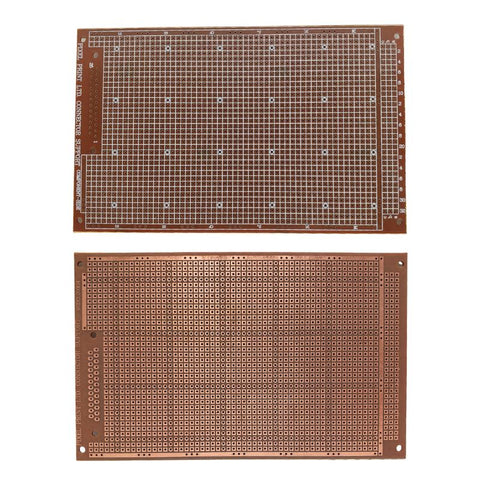 PCB ETCHED SS 4X6IN 1 HOLE PAD POWER BUS COPPER 0.1IN PITCH