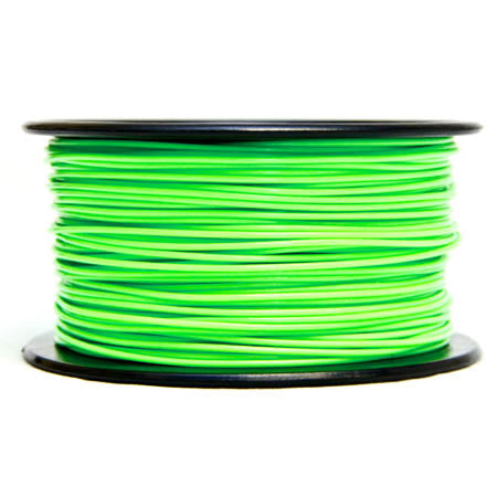 3D FILAMENT PLA GREEN 3MM 0.25KG 1.20IN CENTER HOLE