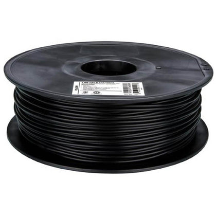 3D FILAMENT PLA BLACK 3MM 1KG 2IN CENTER HOLE