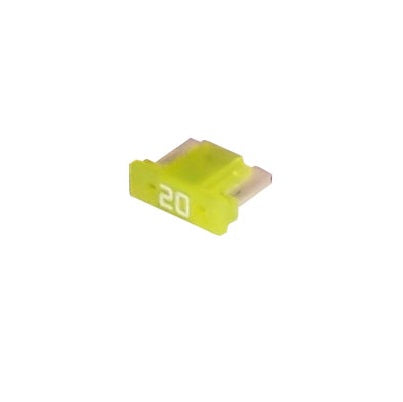 FUSE AUTO 20A 58V YEL LP MINI
