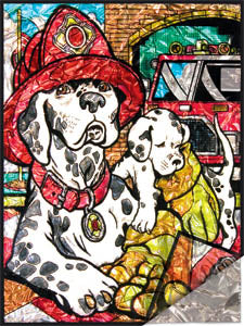DALMATIONS-FOIL PAINTING BY NUMB NUMBERS