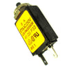 CIRCUIT BREAKER 8A 250VAC PUSH CHMT 1P 9.5MM DIA SOL BLK