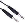 AUDIO CABLE 6.3MON PL-PL 15FT METAL TIN SR BLK 12 AWG