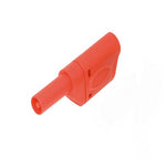 BANANA PLUG SOLDERLESS STD RED INSULATED STACKABLE