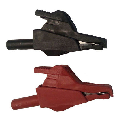 ALLIGATOR CLIP INSULATED RED & BLK 5A 600V CAT IV