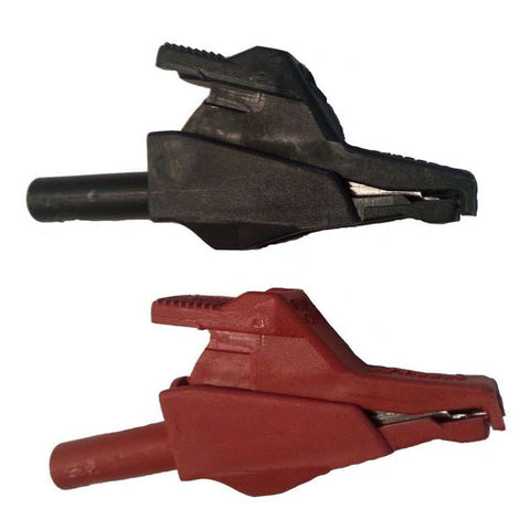 ALLIGATOR CLIP INSULATED RED & BLK 5A 600V CAT IV