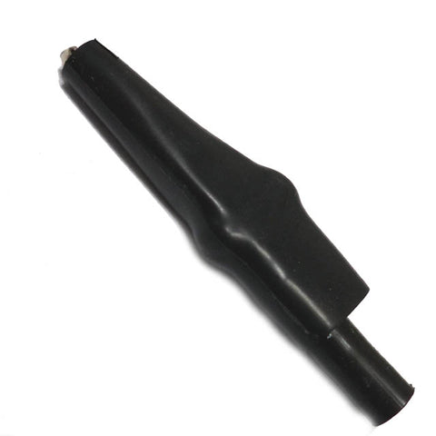 ALLIGATOR CLIP 52MM BLK STD FULLY INSULATED