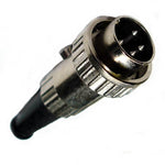 DIN PLUG 4POS INLINE METAL