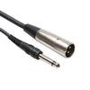 XLR CABLE 3PL-6.3 MONO PLUG 15FT