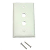 WALL PLATE BNC 2POS METAL