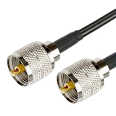 UHF CABLE PL-259 MALE/MALE RG58 2FT 50-OHM