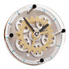 GLASS CLOCK ROUND WITH NEW BRASS GEAR